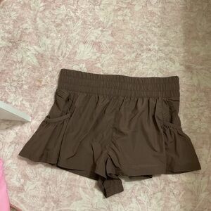 FP Movement by Free People Women's Cargo Shorts in Brown